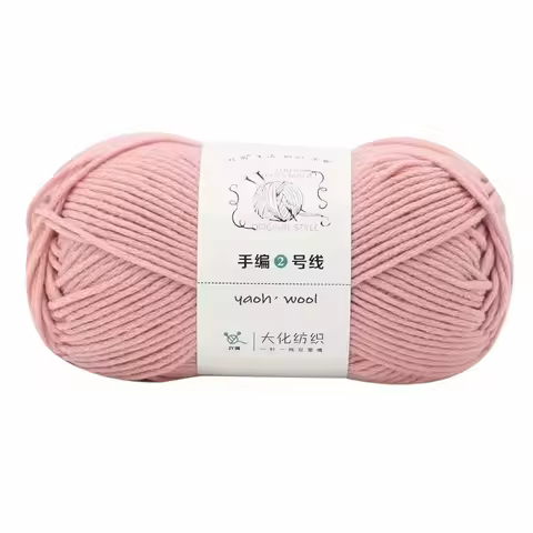 100g Knitted Yarn Hand Knitted No.2 Thread Crochet Cotton Yarn DIY Hand Knitted Baby Wool Crochet Sc