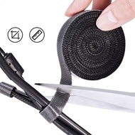 2pcs Cable Organizer Management Wire Cord Velcro cable Tie Tape
