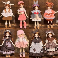 30cm Chubby Child Doll Clothes Retro Dress Doll Toy Accessories