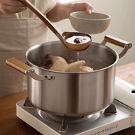 全城熱賣 - 現貨家用湯鍋304不鏽大湯鍋加厚家用蒸鍋煮粥鍋煮鍋電磁爐通用