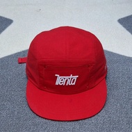 topi merah trenta 5 panel second original cap no carhartt new era