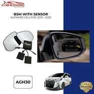 Toyota Alphard Vellfire Harrier Blind Spot Mirror Safety System BSM Voxy Noah AGH30