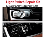 For BMW F10 Headlight Switch Assembly F02 F25 F26  Light Control Switch Knob Chrome-Plated Button Sh