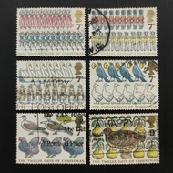 1977 & 1967 Stamp United Kingdom-Complete Used Stamp-The Twelve Days of Christmas & Christmas-Queen 