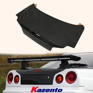 For Nissan Skyline R34 GTR GTT Carbon Rear Trunk  (w/Brake Light Hole+Key hole)