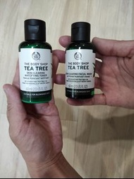 Body Shop Tea Tree Skin Clearing Facial Wash and  Mattifying Toner 茶樹洗面/保濕 (全新)