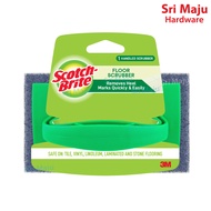 MAJU 3M Scotch Brite 7722 Floor Scrubber Scrub Pad with Handle Mop Tile Cleaner Stone Brush