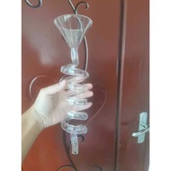 Fluorescent Experiment Glass Tube Simulation Spiral Channel Fluid Experiment Large Flow Condensation