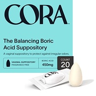 Cora Boric Acid Suppository | Vaginal Suppository | Supports 100% DIRECT FROM USA