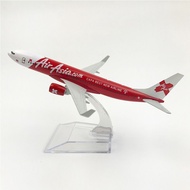 *Ready Stock* Airplane Model Aeroplane Model Diecast Metal Kapal Terbang Airbus A380/ Air Asia Malay
