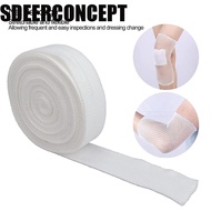 SDEERCONCEPT Elastic Net Tubular Bandage, Retainer Breathable Mesh Bandage, Tubing Tubular Gauze Fix Elastic Spandex White Wrist/Elbow/Knee/Ankle