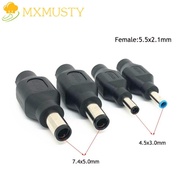 MXMUSTY DC Female Power Plug Laptop Charging Rechargeable Converter Plug DC Male To DC Female 5.5 X 