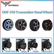DUMBORC Upgrade Metal Handwheel Transmitter Direction Steering Wheel With Brake Pads Sponge Cover Fo