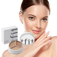 Three Color Concealer, Natural Color, Covers Facial 15g, Smooth, Durable Delicate Concealer D1c9