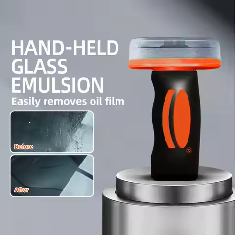 Glass Cleaner, Car Oil Film Cleaner Glass Guard,Automotive Oil Film Cleaning Brush for Car Openings 