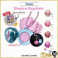 Fwee Pocket Cheek Palette Pocket Eye Shadow keychain