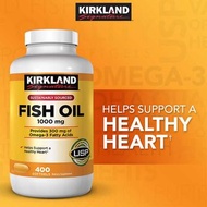 （美國國民品牌）Kirkland Signature - 特強深海魚油+奧米加3 (1000mg) 400粒