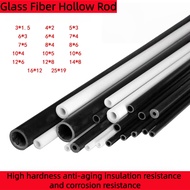 Glass fiber rod hollow glass fiber tube hard plastic tube thin tube glass steel tube fiber tube insu