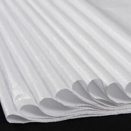 กระสอบ18x30นิ้ว น้ำหนัก48กรัมต่อใบ กระสอบขาวนิ่ม กระสอบใส่ทราย กระสอบ 25 กิโลกรัม