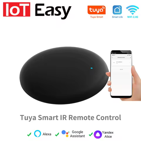 Tuya WiFi IR Remote Control Smart Universal for TV Air Conditioner Alexa Remote Control Work with Go