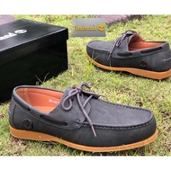 【Ins Style】 Part II Premium Grade Kasut Timberland / Classic Men Loafer / Timberland Shoes Kasut Sampan Viral Hangat