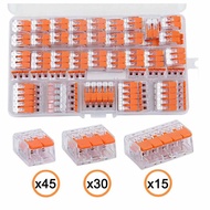 90Pack For WAGO 221 Electrical Wire Connectors – Lever Splicing