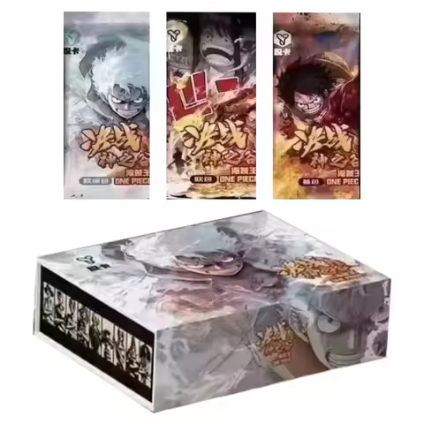 One Piece Collection Cards Rare Booster Box Pack Anime Luffy Zoro Nami Chopper TCG Child Birthday Gi