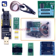 CH341a Programmer adapter+SOIC8 adapter+ SOP8 clip with cable+1.8V adapter EEPROM Flash BIOS USB el