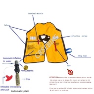 Int2- Automatic Inflatable Life Jacket Professional Adult Swiming Fishing  Vest Swimwear Water Sport