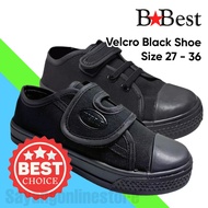 B.BEST KASUT SEKOLAH HITAM / BLACK SCHOOL SHOES B BEST SIZE 27-36 Kasut Sekolah 黑色校鞋