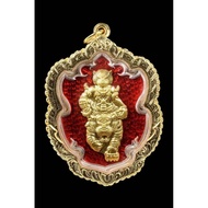 lp channai 虎頭魯士騎虎」牌後「斷頭虎」法相 佛歷be2566，long phim，最頂級版本，僅製作49枚，鑲好意大利金防水殼
断头虎法门