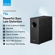 Edifier T5s Powered Active Subwoofer - Deep Bass | 8” Long-throw Woofer | Class-D Amplifier