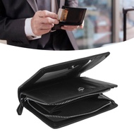 hengyu Luqeeg Card Holder Purse Wallet Easy Use Vertical Opening Lightweight for Men (black