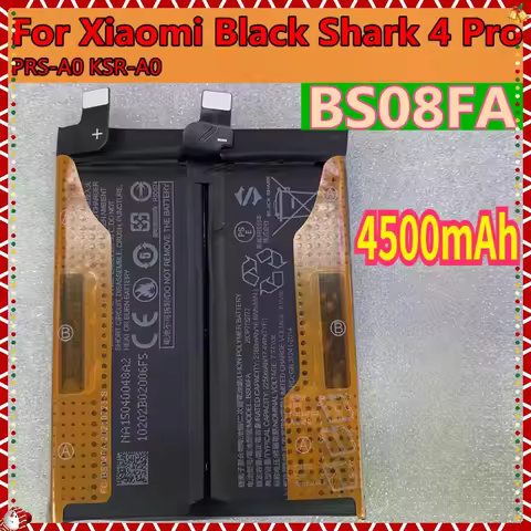 4500mAh BS08FA Phone Battery for Xiaomi Black Shark 4 Pro 4Pro / 4S Pro 4SPro PRS-H0 PRS-A0 5RS KSR-