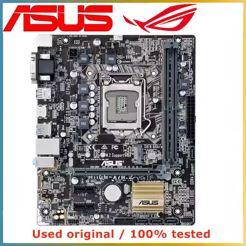 For ASUS H110M-A/M.2 Motherboard Intel H110 LGA 1151support Core i3-6100 6300 i5-6400 i5-6500 i5-750