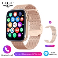 LIGE/Lige Smart Bluetooth Call Bracelet P45 Multifunctional Waterproof Sports Watch Pedometer JYUE