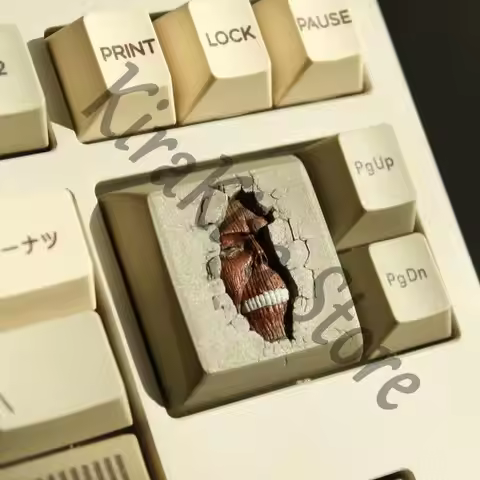 Attack on Titan Resin Keyboard Cap Kforce Creative Anime Cosplay Keycap Computer Levi Ackerman Decor