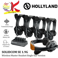 HOLLYLAND SOLIDCOM SE 1.9G WIRELESS INTERCOM HEADSET – FULL DUPLEX, NO HUB, LONG RANGE, 2S/3S/4S/6S/