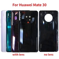 New Back Glass For Huawei Mate 30 TAS-L29 Battery Cover Rear Door Housing Case With Camera Lens Replacement