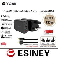Mazer Infinite.BOOST SuperMINI GaN PD120W Wall Charger M-GaN120W ] 9 Ratings