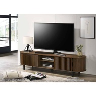 True Home 6ft TV Cabinet Curve / Entertainment Unit / Kabinet TV / Rak TV / Multi-functional  TV Con