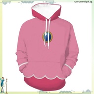 Super Mario Halloween Costume Men Women Hoodie Cosplay Toad Yoshi Daisy Luigi Bowser Mario Bros. Acc