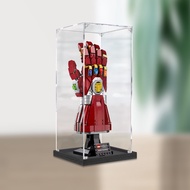 [Transparent Display Box] Acrylic Display Box Suitable for Lego 76223 Infinite Nano Gloves Figure St