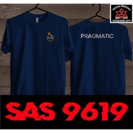 t-shirt kaos baju pragmatic play logo db kaos distro - navy s