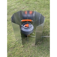 Outdoor Camping Portable Gas Stove Wind Deflector Stove Wind Deflector Stove Head Stove Cooking Range Portable Stove Win