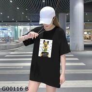 Pink96 COTTON T SHIRT WOMAN 2XL SHORT SLEEVE STREETWEAR BAJU PLUTO THE PUP G00116