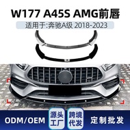 Suitable for Mercedes-Benz a-Class w177 a45 a45s 2018-23 amg Front Shovel Front Lip Front Corner Mod