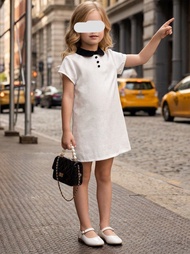 GG kids girl 100-150cm dress 女童裝 小童 老花連身裙 @celefashion interview 面試衫