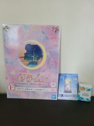全新日版美少女戰士一番賞 - Dreamy Colour Collection F賞A4 Size 水野亞美Folder及Eternal Sailor Guardian E賞水野亞美立牌