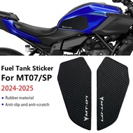 MT-07 Side Fuel Tank Pad Stickers Set Motorcycle Knee Grip Pad Decals Guard Protector Waterproof Cov